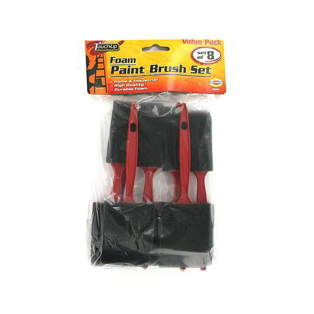 48 Pc Disposable Paint Foam Brushes 3" 2" 1" Brush Tool Fabric Painting Crafts !