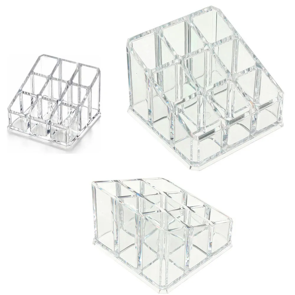 Cosmetics Organizer Vanity Accessories Storage Makeup Holder Cabinet Stand Clear