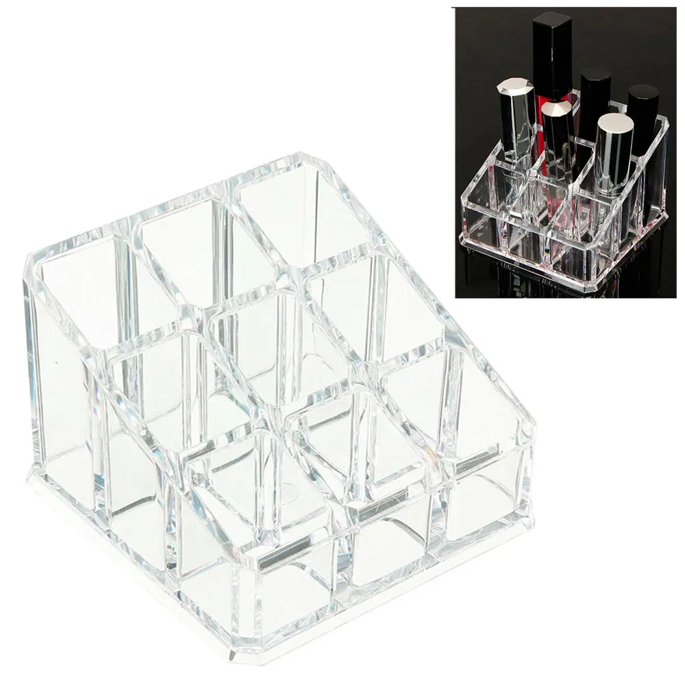 Cosmetics Organizer Vanity Accessories Storage Makeup Holder Cabinet Stand Clear