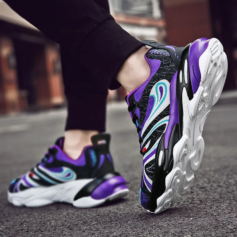 Facial Pattern Sneakers
