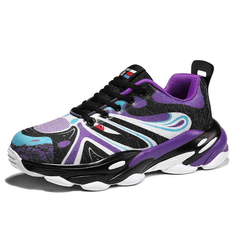 Facial Pattern Sneakers