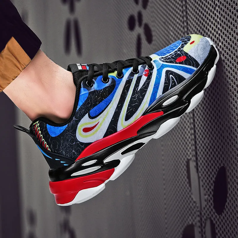 Facial Pattern Sneakers