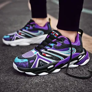 Facial Pattern Sneakers