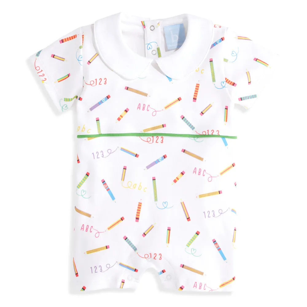 Finn Pima Romper -- Pencils