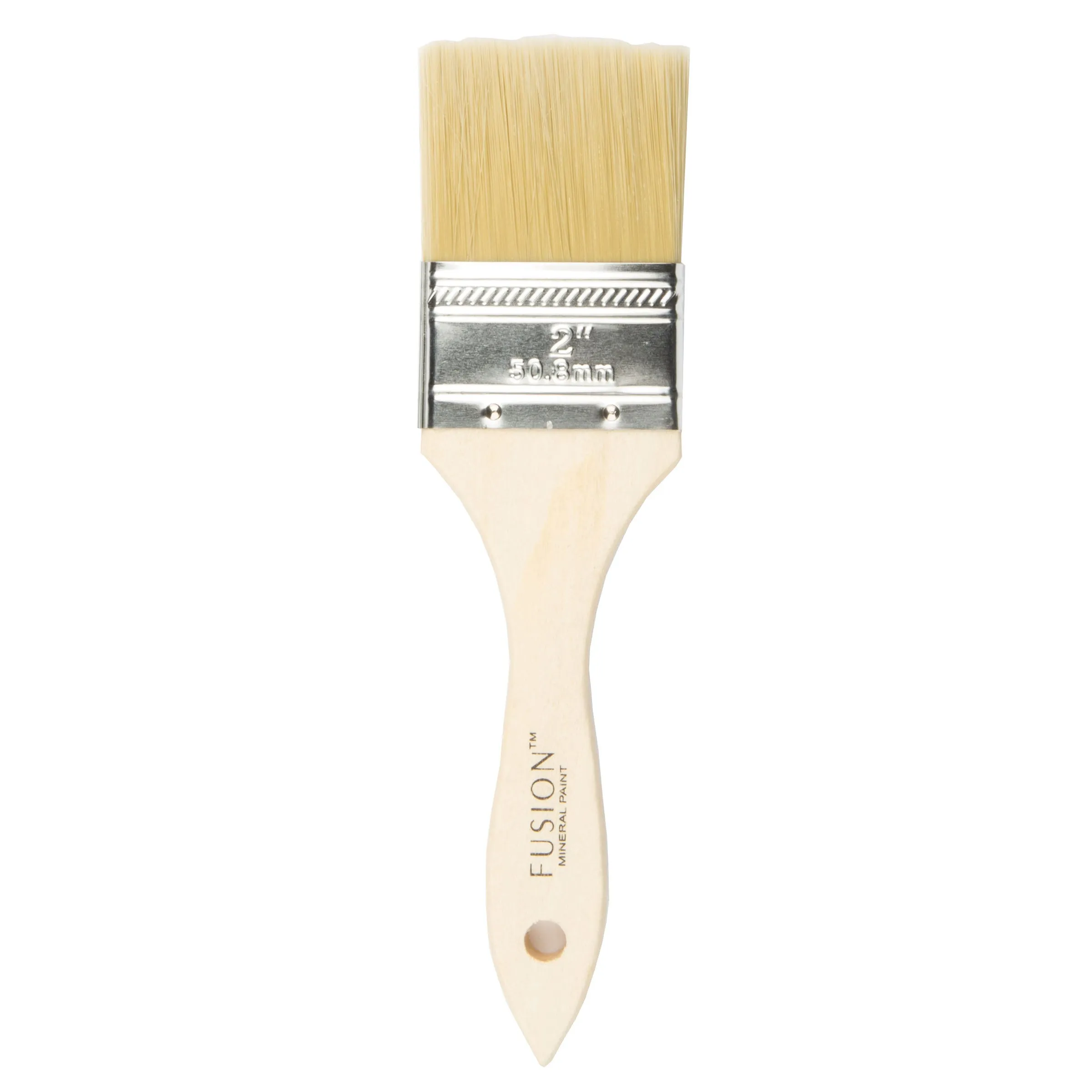 Fusion Synthetic Flat Brush: 2 inch