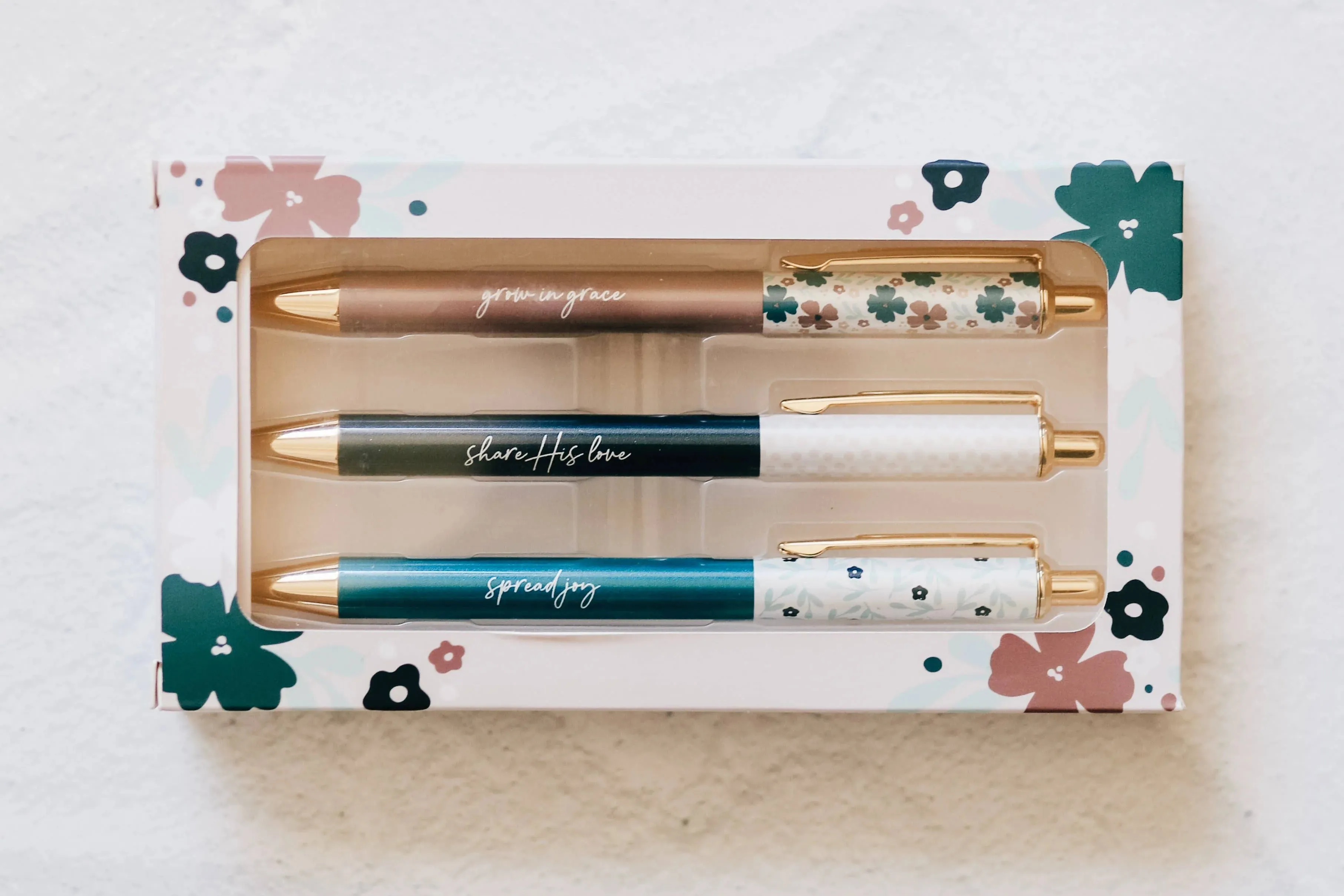 Grow in Grace Pen Set