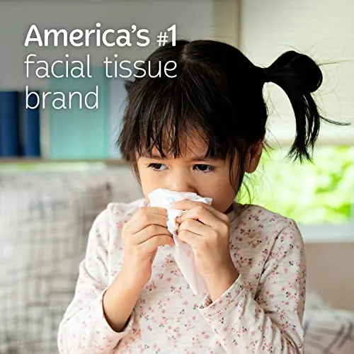 Kleenex Trusted Care Facial Tissues, 8 Flat Boxes, 200 Tissues per Box, 2-Ply, Packaging May Vary