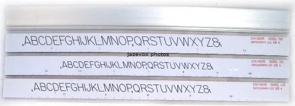 KOH-I-NOOR 3000 RAPIDOGRAPH SCRIBER Engineering Drafting Drawing Lettering Guide