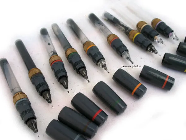 KOH-I-NOOR 3000 RAPIDOGRAPH SCRIBER Engineering Drafting Drawing Lettering Guide