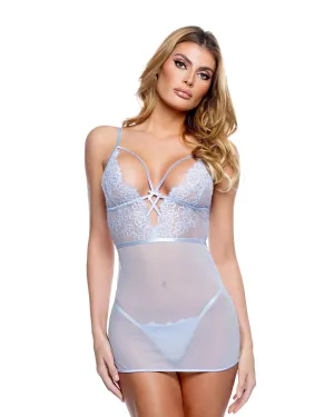 LI802 - Paradise Bloom Chemise 2pc Set