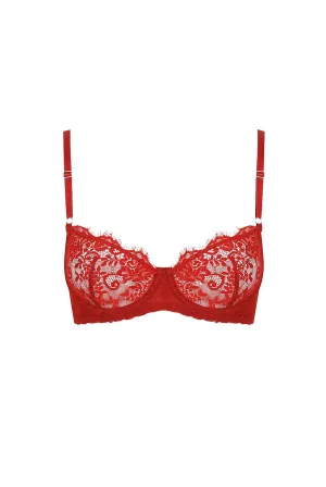 Maverick Underwire Bra Red