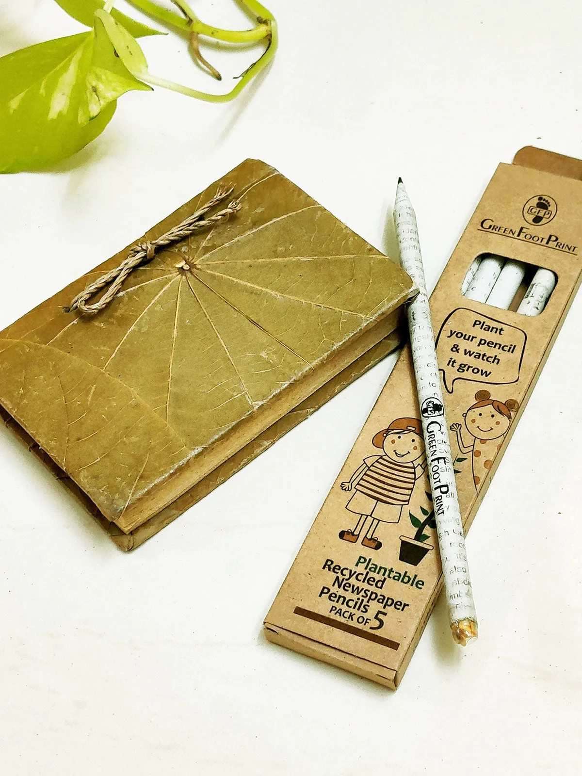 Plantable Recycled News Paper Seed Pencils Set Of 20