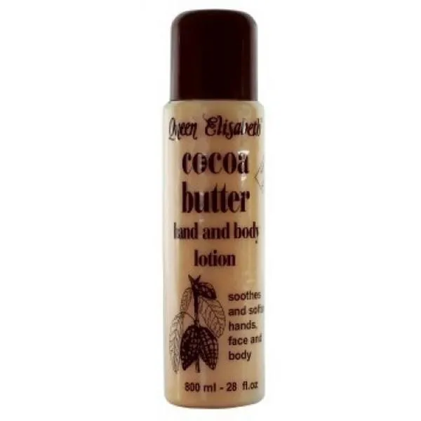 Queen Elisabeth Cocoa Butter Hand and Body Lotion 800ml