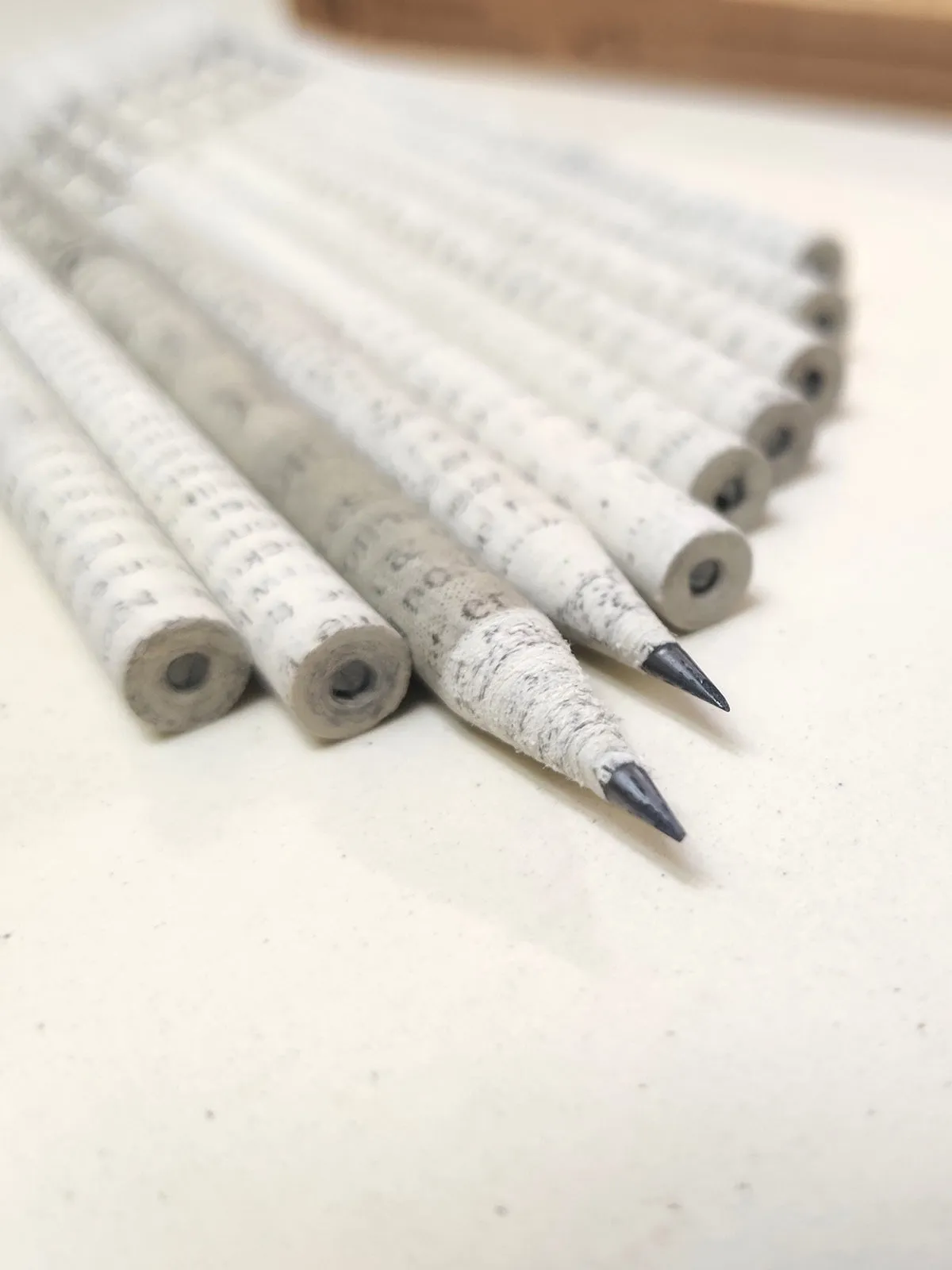 Recycled Newspaper Pencils - Pack Of 20