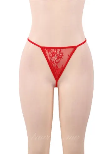 Sexy Red Eyelash Babydoll