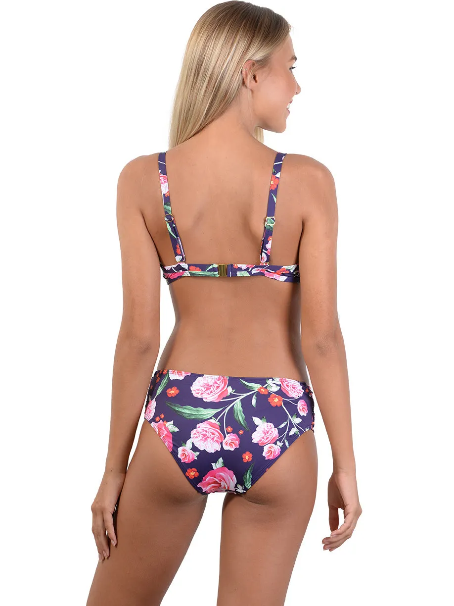 Summer Romance Indigo D-DD Underwire Bralette Bikini Top