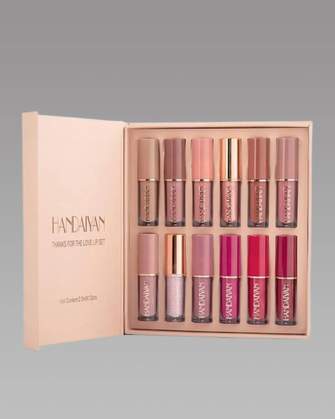 Velvet Matte Liquid Lipstick Set 12 Pcs