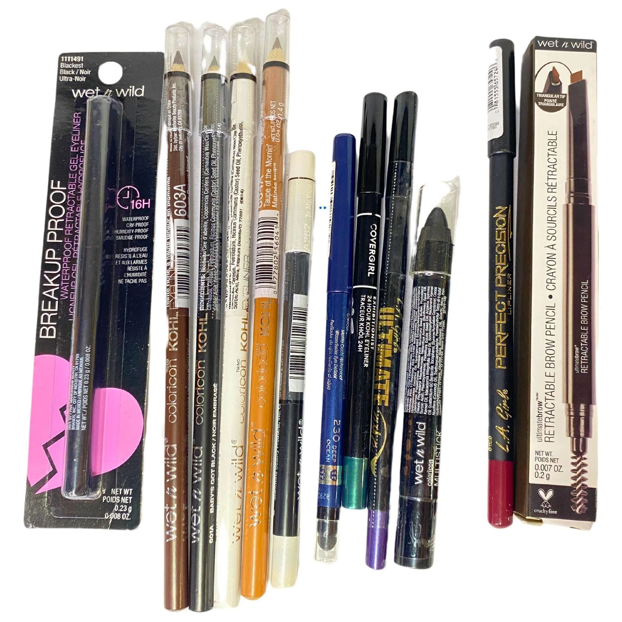 Wet N Wild Assorted Pencils (85 Pcs Lot)