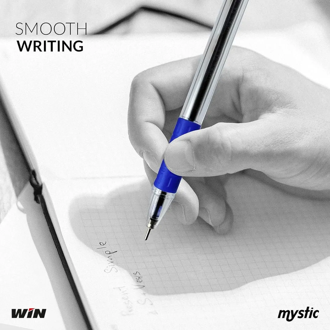 Win Mystic Ball Pen – Blue ( Pack of 5 )