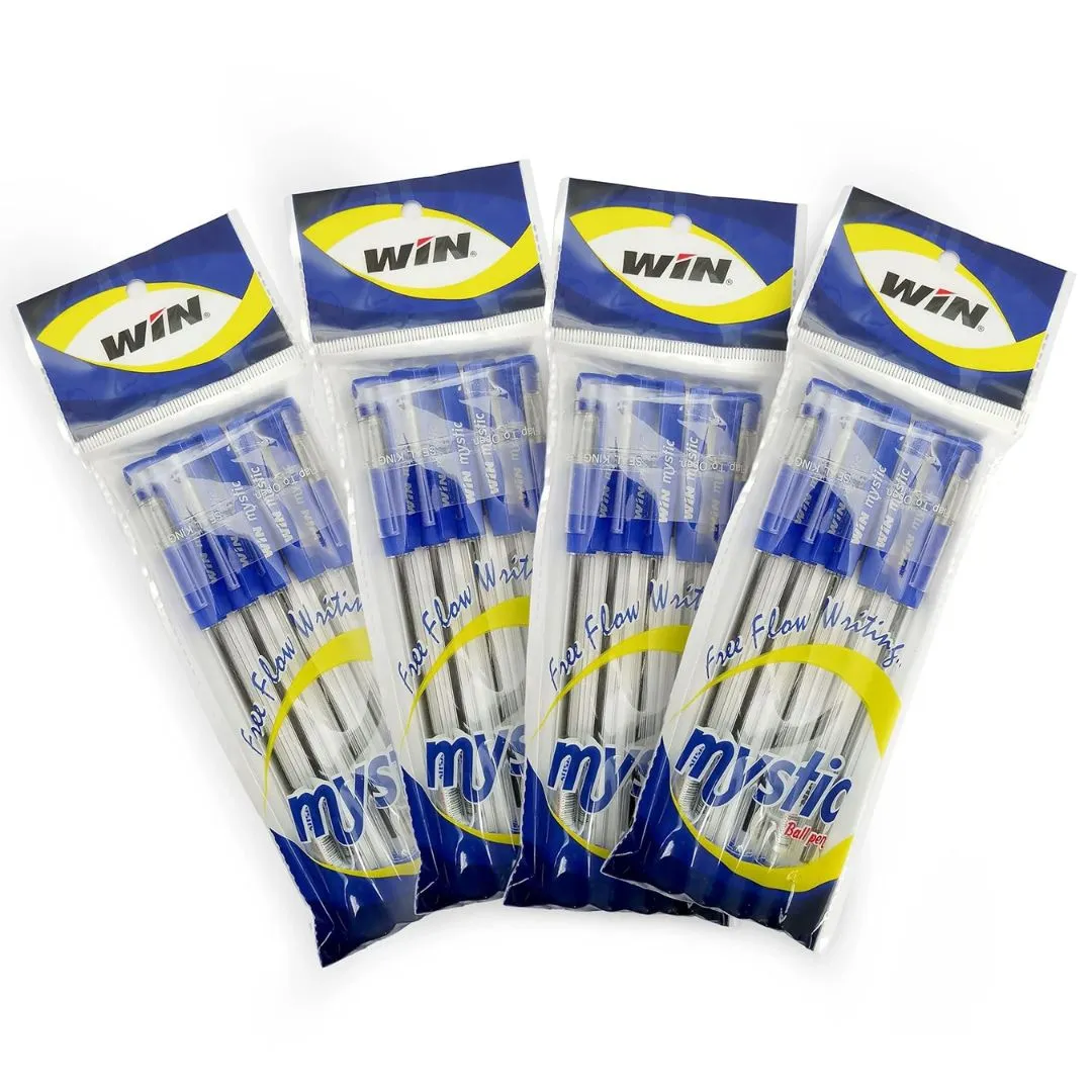 Win Mystic Ball Pen – Blue ( Pack of 5 )