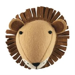 Wool Lion Wall Mount