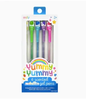 Yummy Yummy Scented Gel Pens - Metallic (Set of 6)